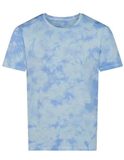 AWDIS Just Ts JT022 Tie-Dye T (XS, Blue Cloud)