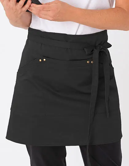 LE CHEF PREP DE115 Utility Waist Apron (Noir)
