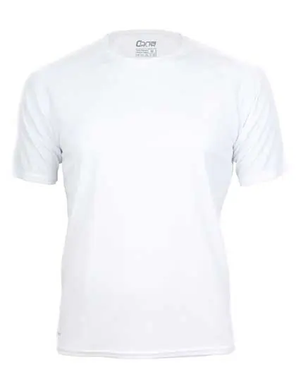 CONA SPORTS CS01 Rainbow Tech Tee (XS, Blanc)