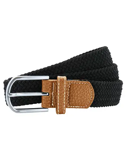 ASQUITH&FOX AQ900 Braid Stretch Belt (Noir)