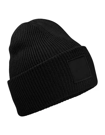 BEECHFIELD B336R Deep Cuffed Tonal Patch Beanie