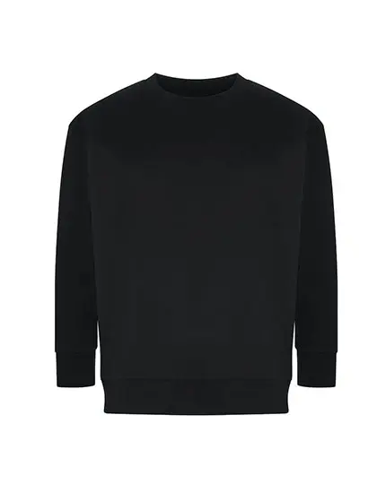 AWDIS ECOLOGIE EA032 Crater Recycled Sweatshirt (XS, Noir)