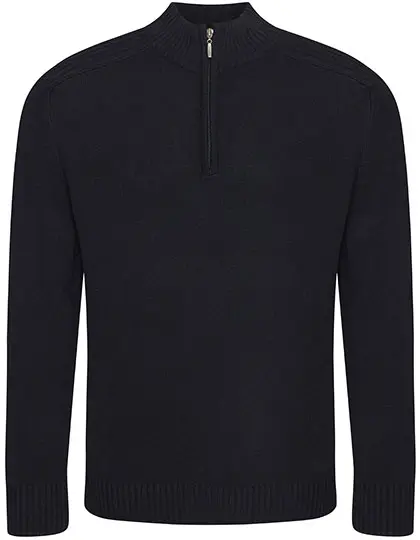 AWDIS ECOLOGIE EA061 Wakhan 1/4 Zip Sustainable Sweater (XS, Noir)