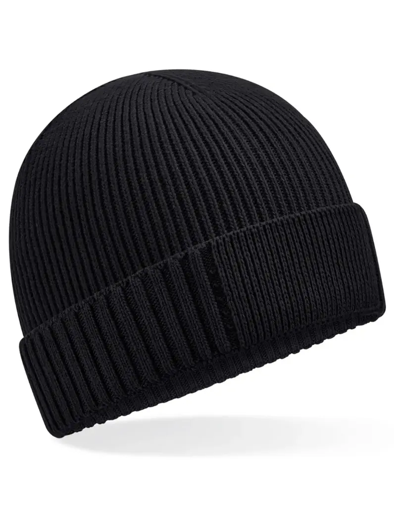 BEECHFIELD B438N Organic Cotton Engineered Patch Beanie