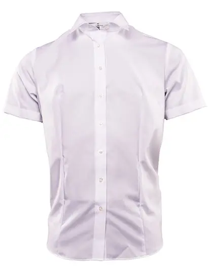 MARVELIS 069012/069112 Women´s Blouse Comfort Fit Short Sleeve (32, Blanc)