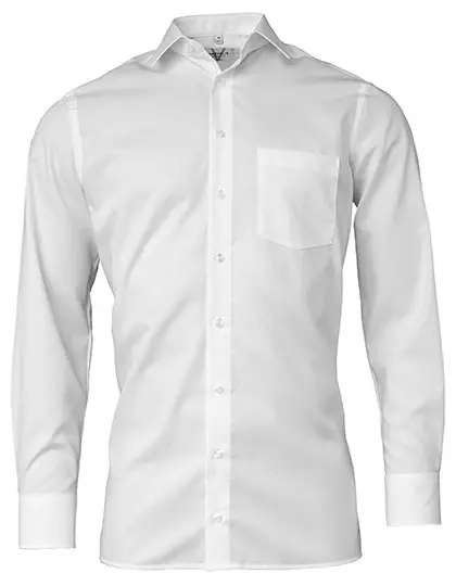 MARVELIS 470064/470464 Men´s Shirt Modern Fit Long Sleeve (38, Blanc)