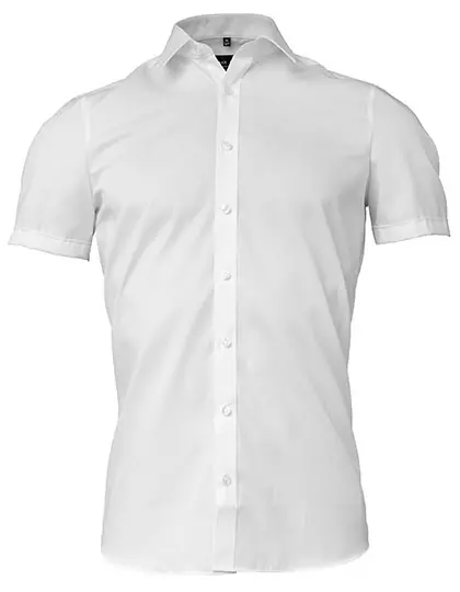 MARVELIS 679912/759912 Men´s Shirt Body Fit Short Sleeve (36, Blanc)
