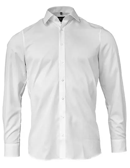 MARVELIS 679964/759964 Men´s Shirt Body Fit Long Sleeve (36, Blanc)