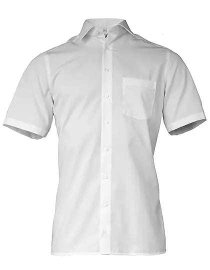 MARVELIS 797312/795912 Men´s Shirt Comfort Fit Short Sleeve (40, Blanc)