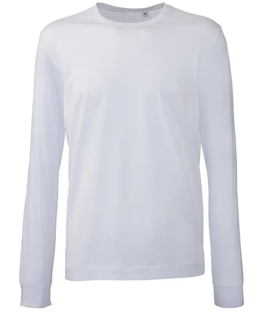 [5A005/XS/3] ANTHEM AM011 Men's long sleeve Anthem t-shirt (XS, Blanc)