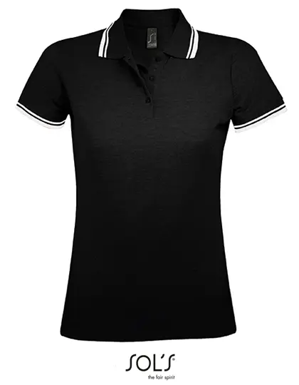 SOL'S 00578 PASADENA WOMEN (S, Noir/Blanc)
